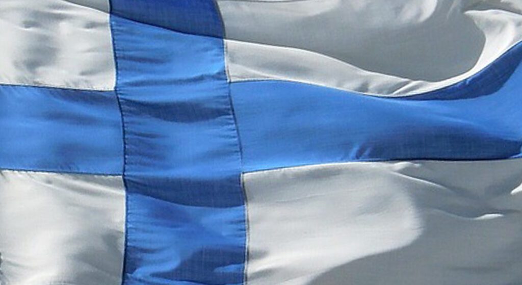 Suomen lippu.